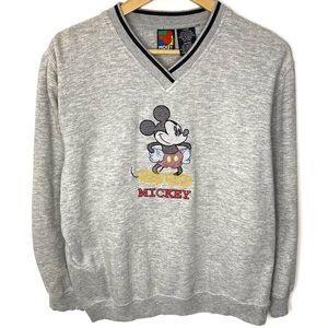 Disney Gray Mickey Mouse Sweatshirt